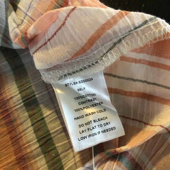 FINAL CLEARANCE Tassels and Lace Boho Stripe Tassel Tie Lace Dress Size Medium - Picture 5 of 7